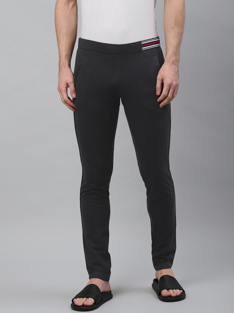 

Sweet Dreams Men Charcoal Grey Solid Lounge Pants