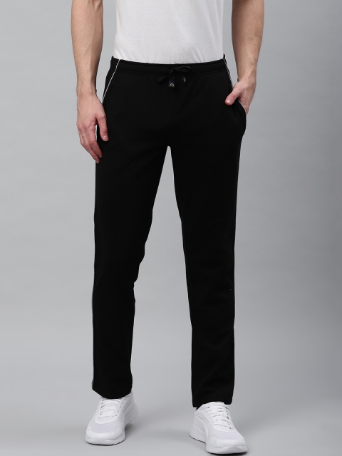 

Sweet Dreams Men Black Solid Trackpants