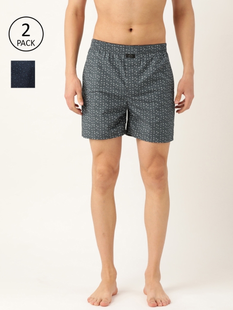

Sweet Dreams Men Pack of 2 Printed Boxers MB-1601GT, Grey
