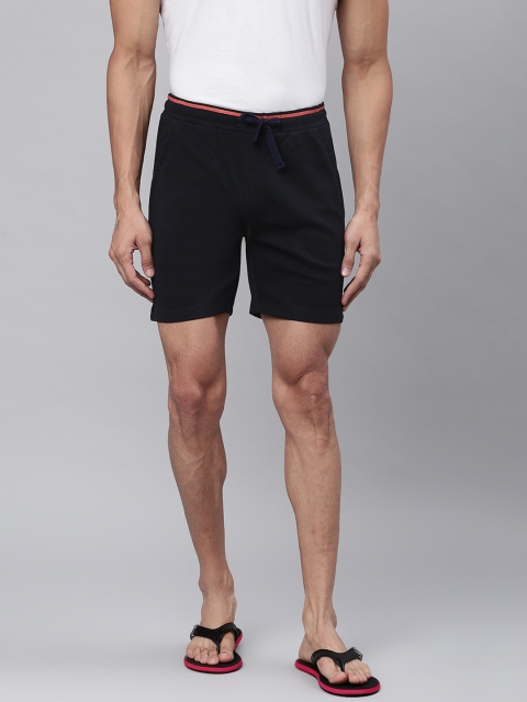 

Sweet Dreams Men Navy Blue Solid Lounge Shorts