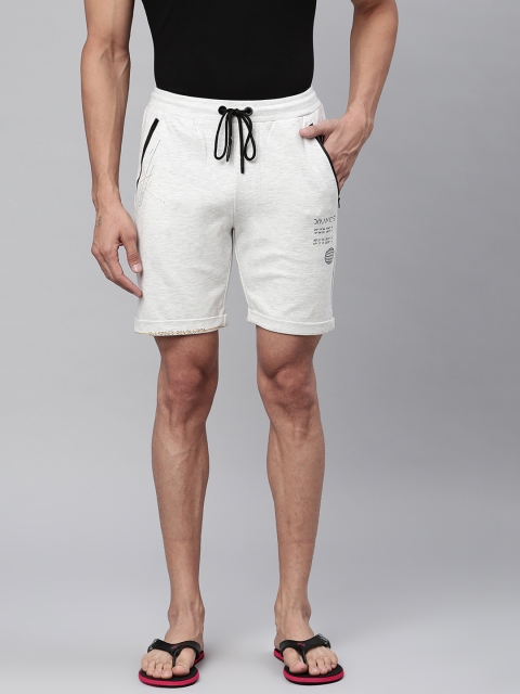 

Sweet Dreams Men White Solid Lounge Shorts