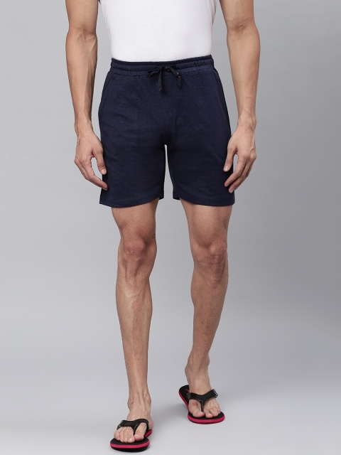 

Sweet Dreams Men Navy Blue Solid Lounge Shorts