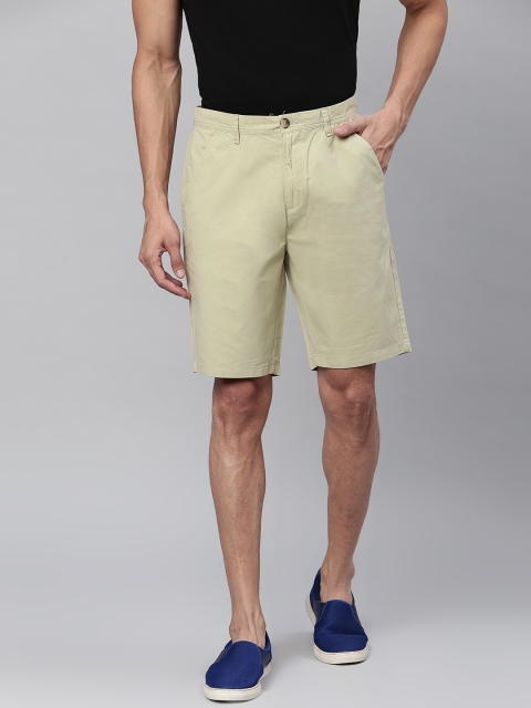 

Sweet Dreams Men Beige Solid Regular Fit Chino Shorts