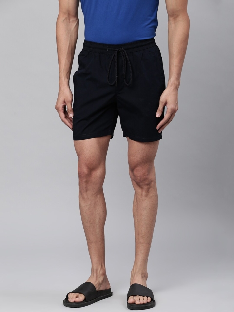 

Sweet Dreams Men Navy Blue Solid Cotton Lounge Shorts