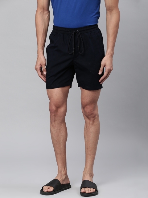 

Sweet Dreams Men Navy Blue Solid Lounge Shorts