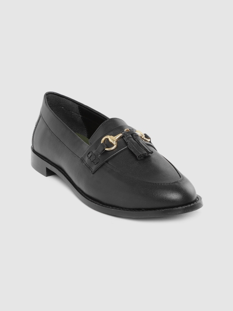 

Carlton London Women Black Tasselled Loafers