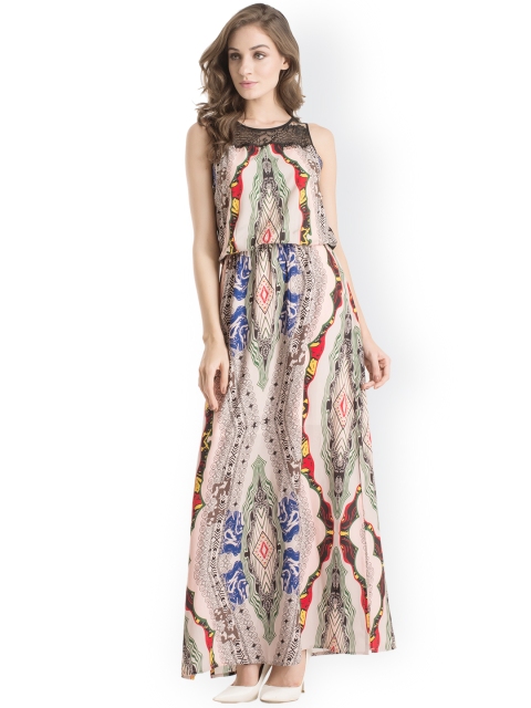 

Kazo Multicoloured Printed Maxi Dress, Multi