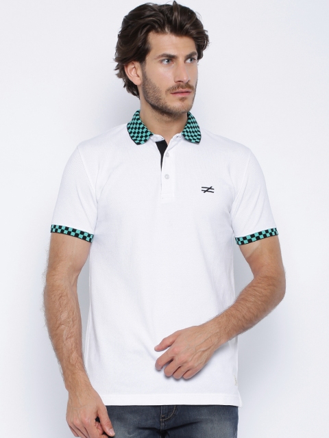 

United Colors of Benetton White Polo T-shirt