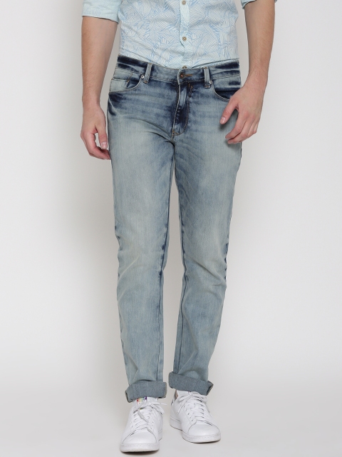 

United Colors of Benetton Blue Washed Skinny Stretchable Jeans