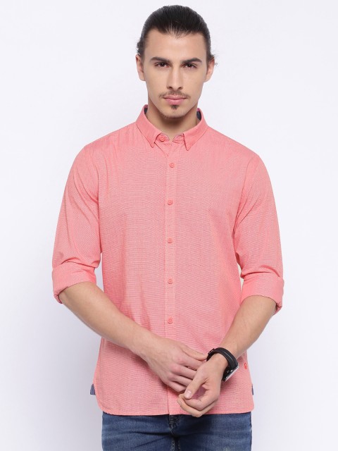 

United Colors of Benetton Coral Red Casual Shirt