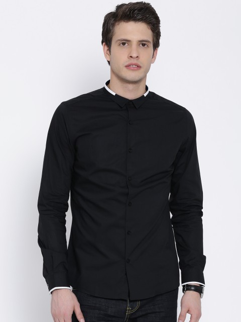 

United Colors of Benetton Black Casual Shirt