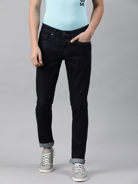 

SPYKAR Men Blue Skinny Fit Low-Rise Clean Look Stretchable Jeans
