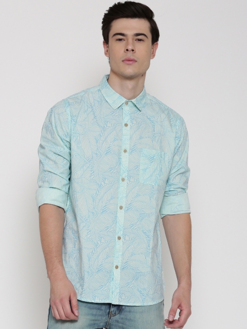 

United Colors of Benetton Blue Printed Casual Shirt