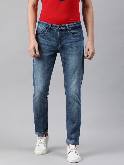 

SPYKAR Men Blue Rovers Slim Fit Low-Rise Clean Look Stretchable Jeans