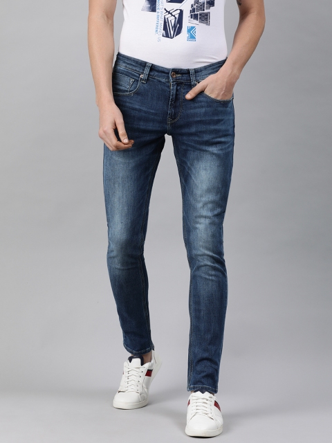 

SPYKAR Men Blue Super Skinny Fit Low-Rise Clean Look Stretchable Jeans