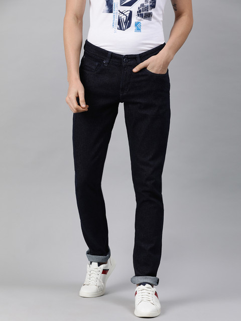 

SPYKAR Men Blue Skinny Fit Low-Rise Clean Look Stretchable Jeans
