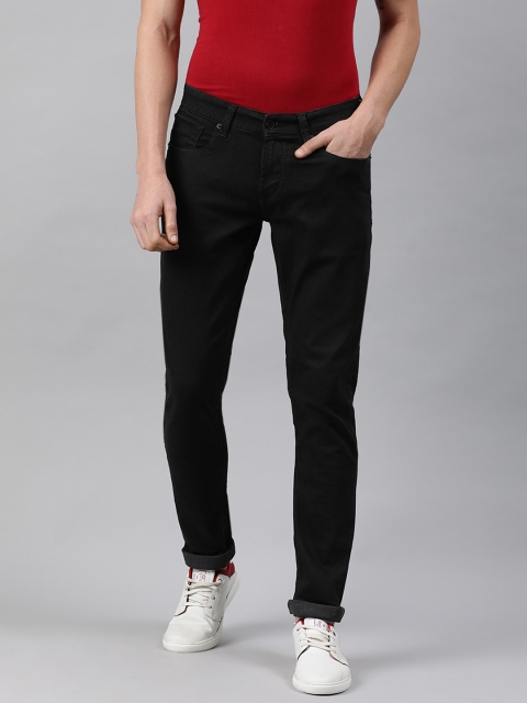 

SPYKAR Men Black Skinny Fit Low-Rise Clean Look Stretchable Jeans
