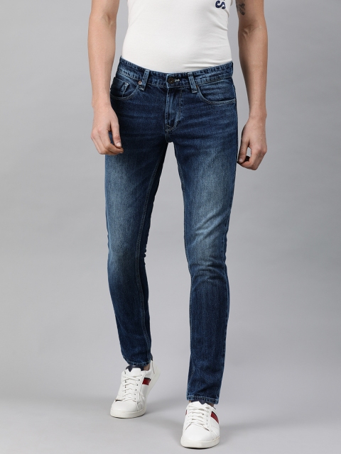 

SPYKAR Men Blue Super Skinny Fit Low-Rise Clean Look Stretchable Jeans