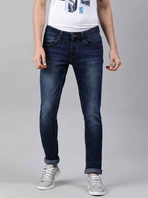 

SPYKAR Men Blue Skinny Fit Low-Rise Clean Look Stretchable Jeans