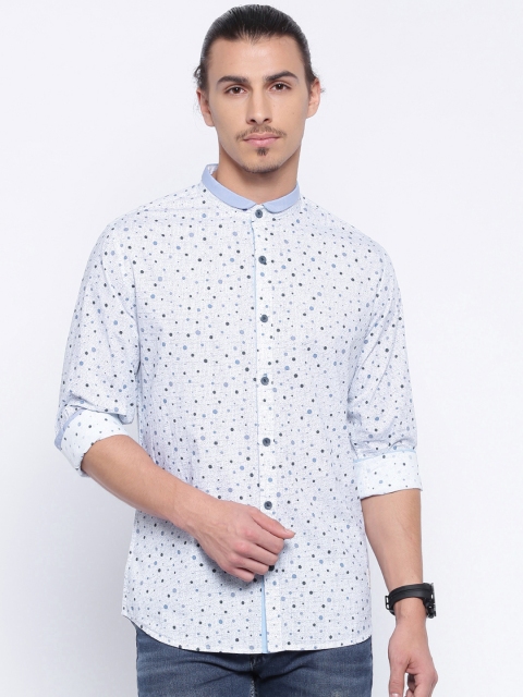 

United Colors of Benetton Blue Printed Casual Shirt