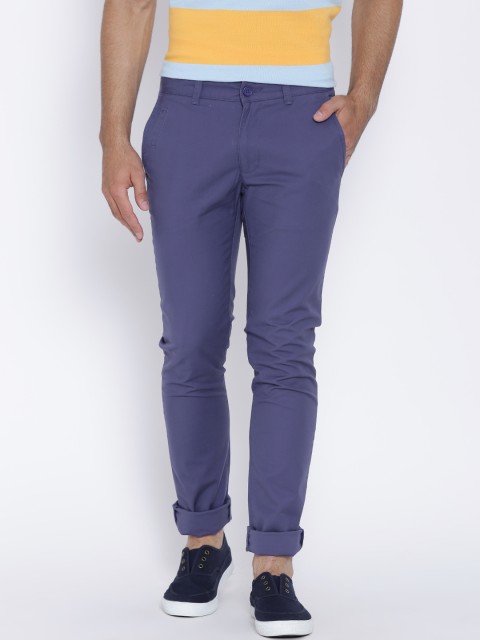 

United Colors of Benetton Blue Slim Chino Trousers