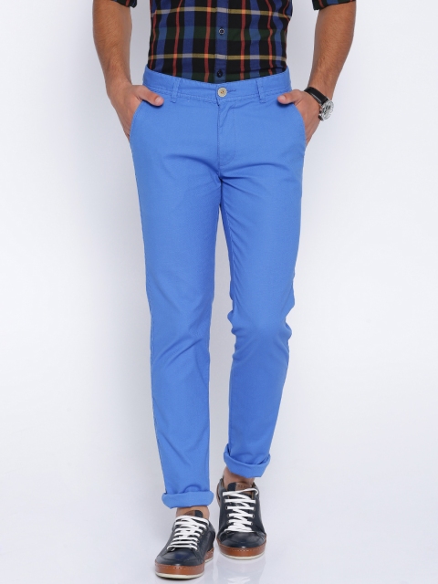 

United Colors of Benetton Blue Slim Casual Trousers