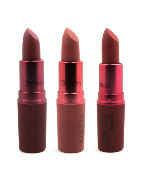 

Beauty Creations Set of 3 Matte Lipsticks, Maroon