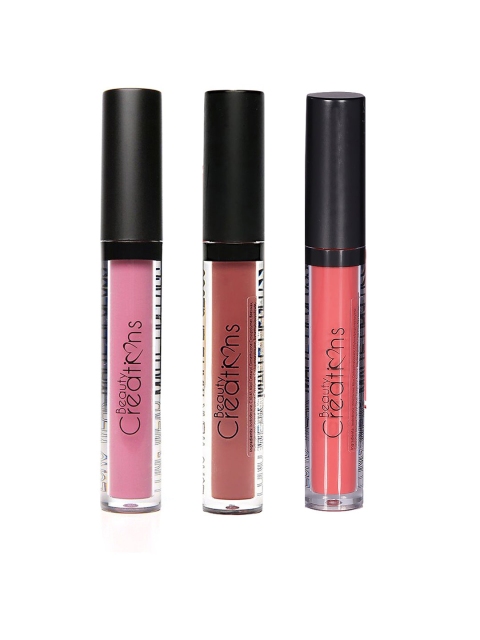 

Beauty Creations Set Of 3 Lip Gloss, Pink