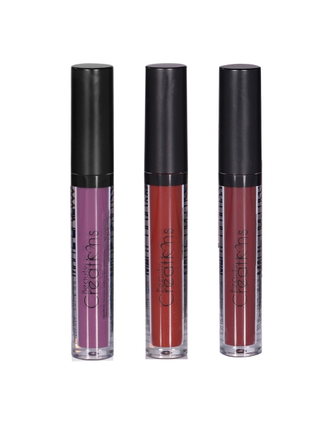 

Beauty Creations Set Of 3 Lip Gloss, Red