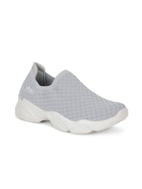 

Khadims Women Grey Slip-On Sneakers
