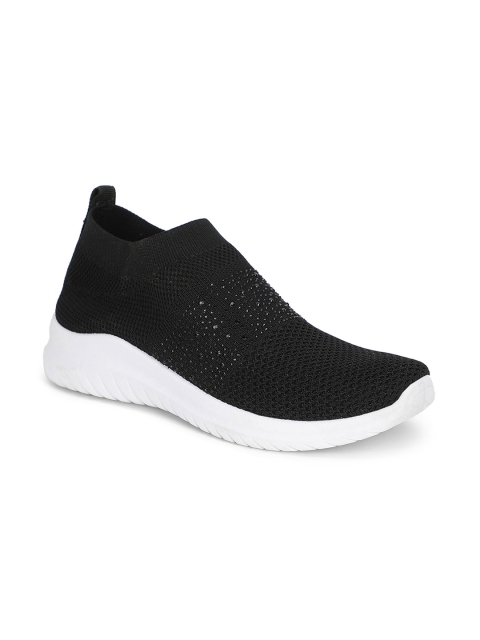 

Khadims Women Black Sneakers