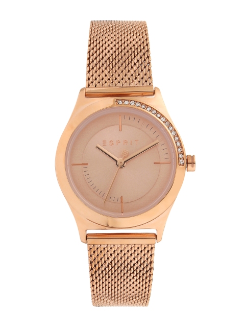 

ESPRIT Women Rose Gold-Toned Solid Analogue Watch ES1L116M0085