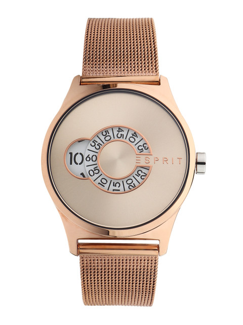 

ESPRIT Women Rose Gold-Toned Solid Analogue Watch ES1L103M0075