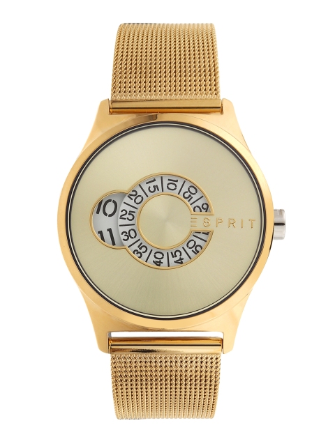 

ESPRIT Women Champagne-Coloured Solid Analogue Watch ES1L103M0065