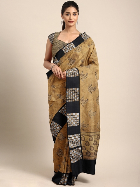 

Pothys Brown Woven Design Tissue Saree