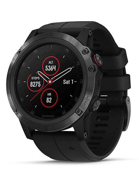 

Garmin Unisex Black Fenix 5X Plus OX Smart Watch 010-01989-60