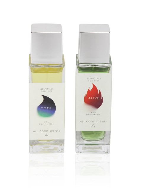 

ALL GOOD SCENTS Men Set of 2 Chypre Eau De Toilette, Yellow