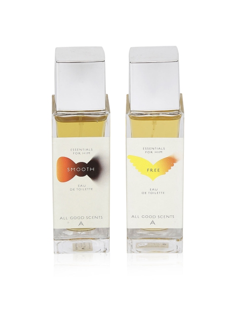 

ALL GOOD SCENTS Men Set of 2 Citrus & Woody Eau De Toilette, Brown