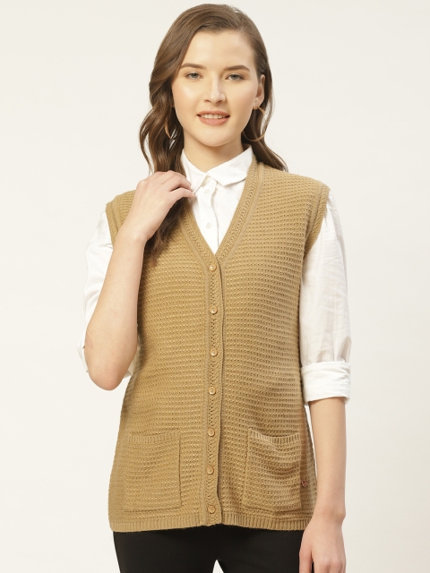 

Duke Women Black Self Design Cardigan