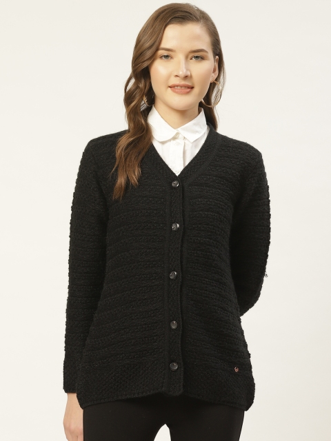 

Duke Women Beige Self Design Cardigan