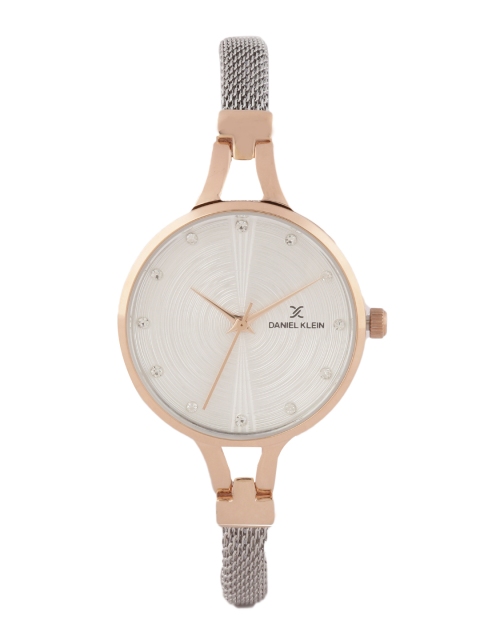 

Daniel Klein Premium Women Silver-Toned Analogue Watch DK.1.12431-4