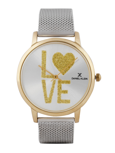 

Daniel Klein Trendy Women Silver-Toned & Gold-Toned Analogue Watch DK.1.12403-4