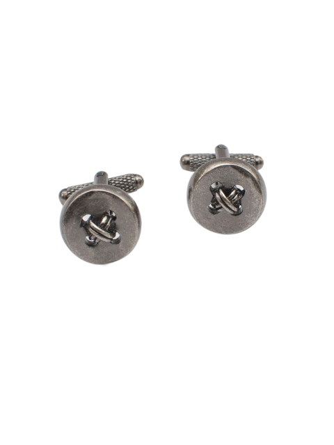 Alvaro Castagnino Grey Button-Shaped Cufflinks