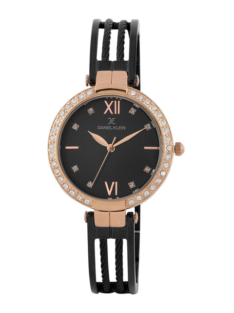 

Daniel Klein Women Black Analogue Watch DK.1.12422-6