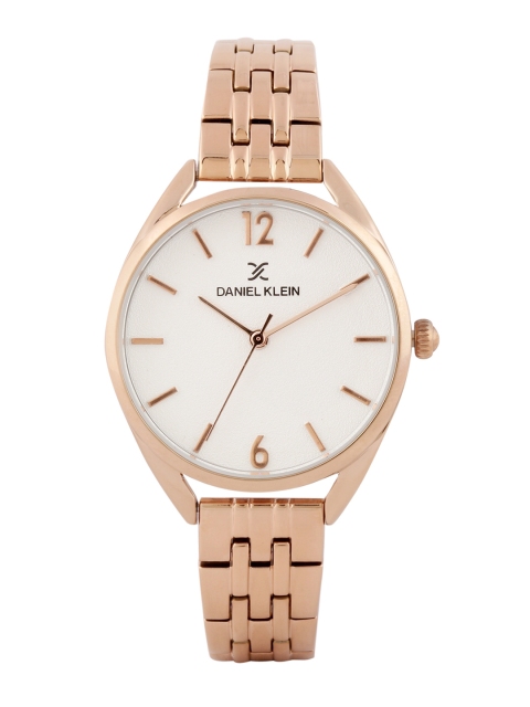 

Daniel Klein Women Off-White Solid Analogue Watch DK.1.12483-3