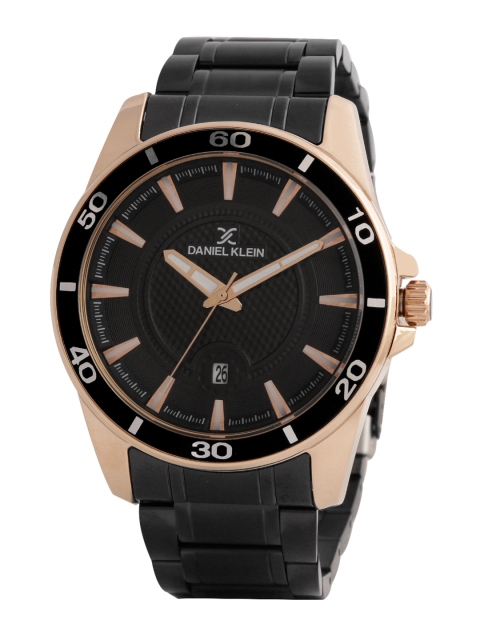 

Daniel Klein Premium Men Gunmetal-Toned Analogue Watch DK.1.12462-5, Metallic