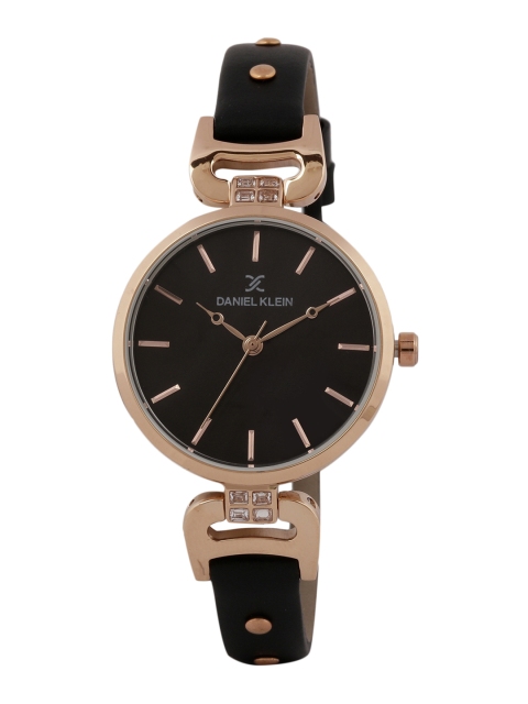 

Daniel Klein Premium Women Black Analogue Watch DK.1.12445-6