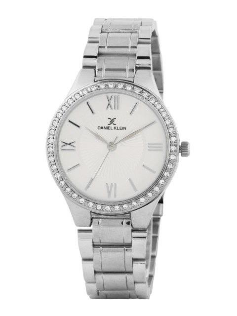 

Daniel Klein Women Off-White Textured Analogue Watch DK.1.12407-1