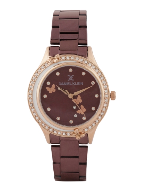 

Daniel Klein Trendy Women Burgundy Analogue Watch DK.1.12493-6