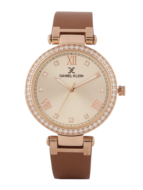 

Daniel Klein Premium Women Rose Gold-Toned Analogue Watch DK.1.12402-7
